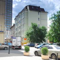 Вид здания Административное здание «1-й Смоленский пер., 5, стр. 1»